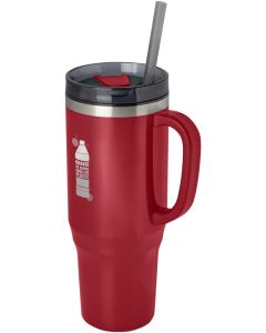 Melbourne 1200 ml RCS-zertifizierter Isolierbecher mit Strohhalm