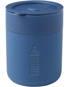 Keramikbecher mit Silikonhülle und Kunststoffdeckel Java 330 ml