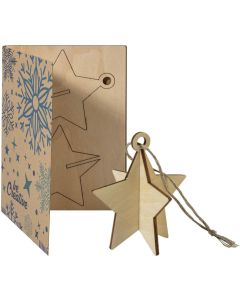 Weihnachtskarte FestiCard Kraft