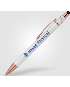 Orbit Spinner Metall Kugelschreiber mit Stylus - inkl. Werbedruck