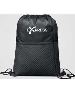 Sora Rucksack mit Kordelzug gesteppt aus recyceltem Material – 6 L