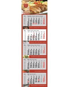 5 Monats-Wandkalender Premium 5, 4-sprachig