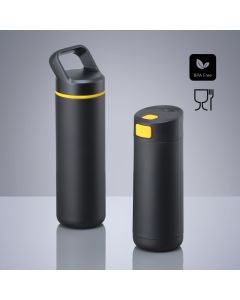 Expedition Set: Kaffeebecher 450 ml & Stahl-Trinkflasche 650 ml