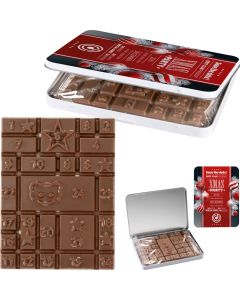 Adventskalender MINI Dekordose - Standard-Adventskalender-Schokoladentafel