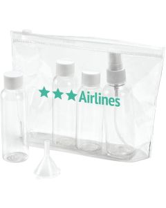 Transparente Kulturbeutel Deniro