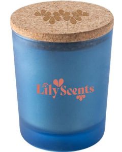 Aromatische Kerze Duval in Glasbecher mit Holzdeckel