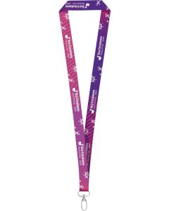 Sublimationslanyard Manila mit Karabiner