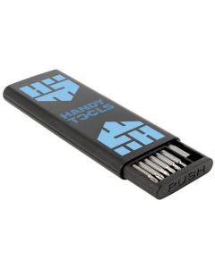 Schraubendreher-Set Atom mit verschiedenen magnetischen Spitzen aus Carbonstahl