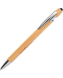 Kugelschreiber Neil Bamboo mit verchromten Aluminiumdetails