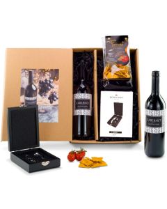 Präsenteset: Wein & Snack