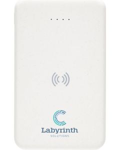 5.000mAh 5W Wireless Powerbank aus RCS recyceltem Kunststoff