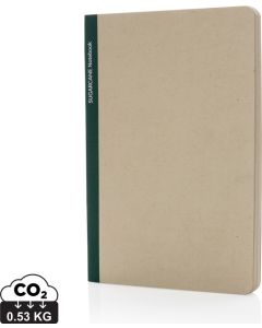 Stylo Bonsucro zertifiziertes Zuckerrohrpapier Notizbuch A5, 80 Blatt, liniert