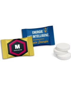 Traubenzuckertablette im Flowpack - inkl. Werbedruck