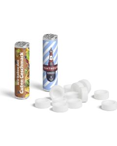 Fruchtrolle mit 9 Fruchttabletten- inkl. Werbedruck