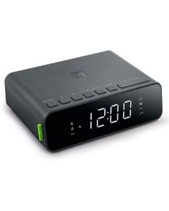Muse FM Dual-Wecker Radio kabelloses Aufladen des Telefons 5W