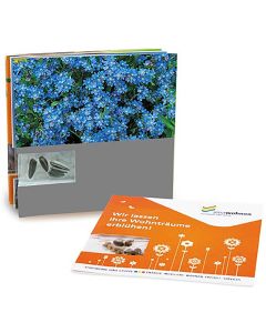 Samen-Karte - Samen nach Wahl - inkl. Werbedruck