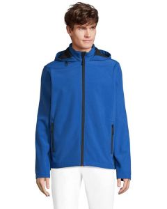 Herren Softshell-Kapuzenjacke Race