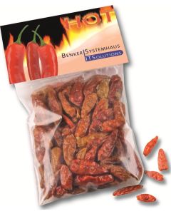 Chili Tütchen Hot - inkl. 1-4 c Logo-Digitaldruck