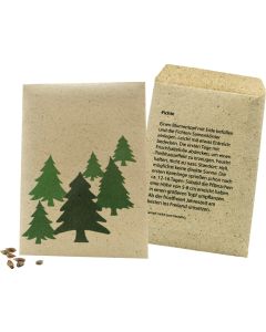 Samentütchen Graspapier Weihnachtsbaum 82 x 114 mm