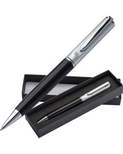Kugelschreiber aus Metall mit silbernem Oberteil
