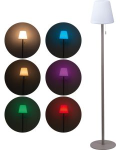 Große Outdoor Lampe mit Farbwechsel