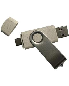 USB-Stick C05 Weizenstroh Typ C, USB 2.0