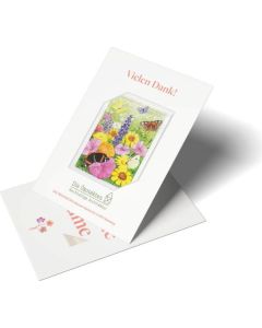 PlantCard A6-Samenkarte - Samen nach Wahl - inkl. Werbedruck