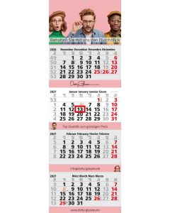 4-Monatswandkalender Quadro 4