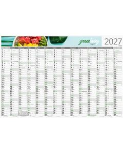 Wandplaner Horizont green+blue