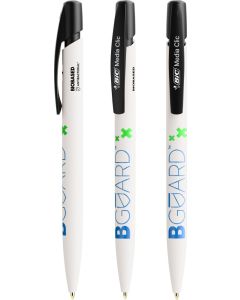 BIC® Media Clic BIO Based BGUARD™ Antibacterial Ballpen inkl. 1c-Siebdruck