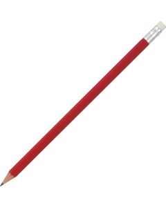 Bleistift 6-eckig, farbig lackiert - mit Radiergummi