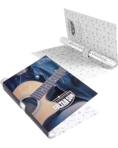 Faltkarte mit gefülltem Reagenzglas - inkl. Werbedruck