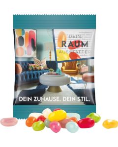 Minitüte 10 g American Style Jelly Beans - Folie nach Wahl- inkl. Druck