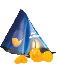 Trolli im Tetraeder Vitamin-Fruchtgummi, 15 g - Folie nach Wahl - inkl. Druck