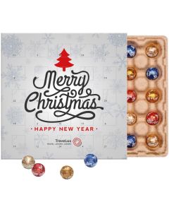 Mini Kugeln Adventskalender - Lindor Lindt - inkl. Druck