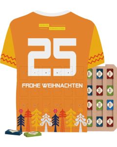 Shape Adventskalender Trikot Eco - Inhalt nach Wahl - inkl. Werbedruck